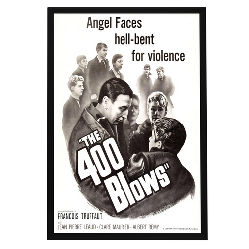 "400 Blows" (1959) Framed Movie Poster