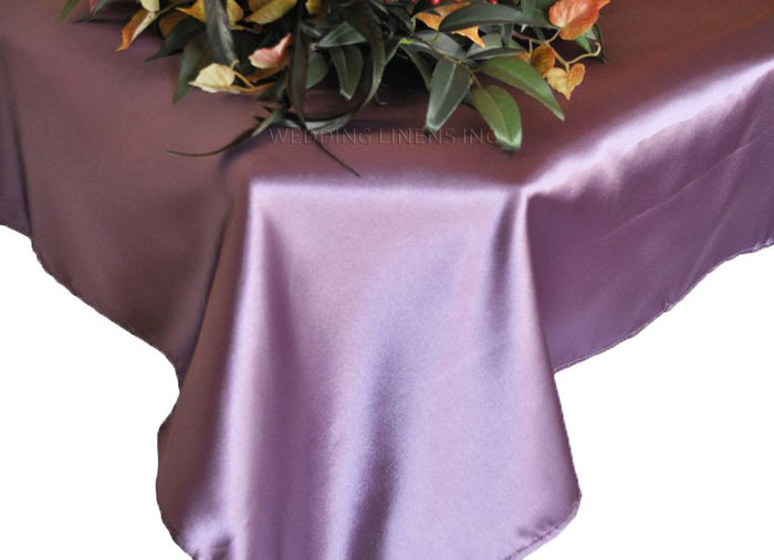 54"x108" Seamless Rectangular Satin Tablecloth/Overlay - Wisteria (1pc)