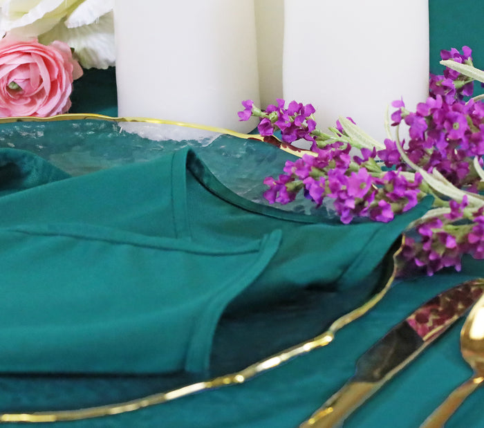90" Seamless Round Scuba (Wrinkle-Free) Tablecloth - Oasis (1pc)