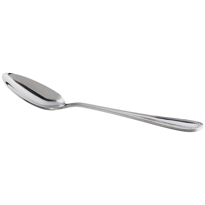 Acopa Milton 8 3/8" 18/0 Stainless Steel Medium Weight Tablespoon / Serving Spoon - 12/Pack
