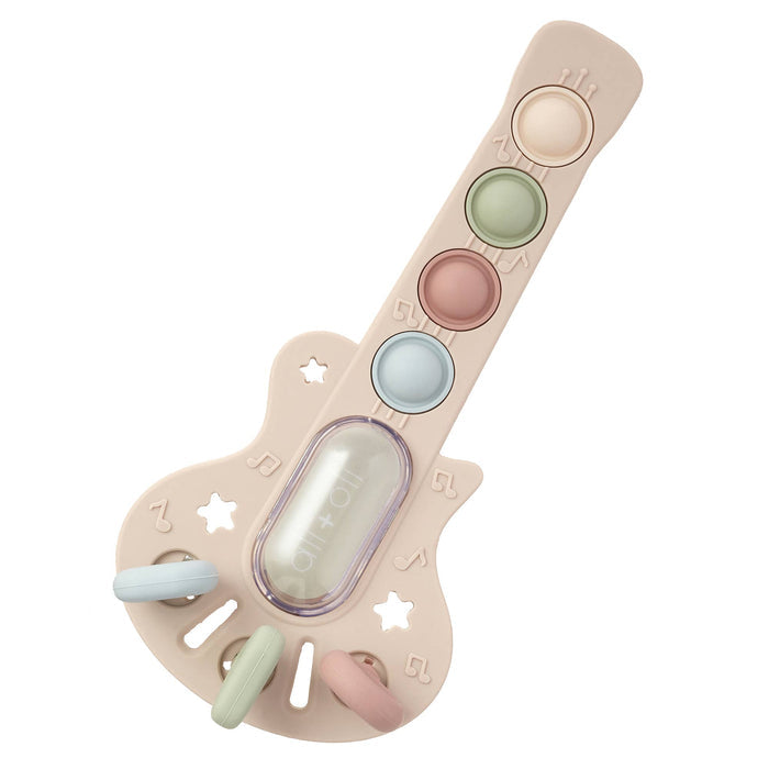 Ali+Oli Guitar-Shaped Sensory Pull & Teether Activity Toy