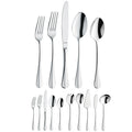 Amefa Baguette Flatware Set - Silver, Set of 45