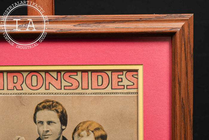 Antique Old Ironsides Framed Movie Lobby Card