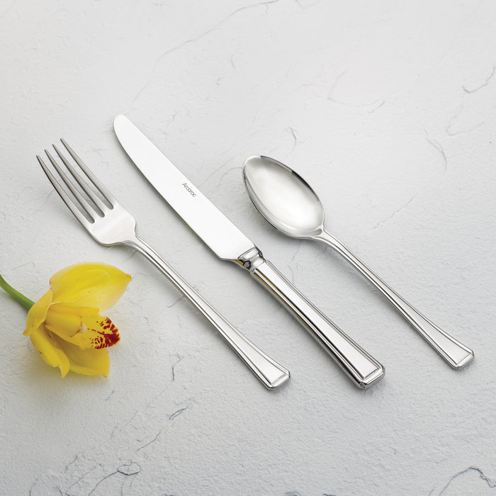 Arcoroc FK609 Taylor 7 3/8" 18/0 Stainless Steel Heavy Weight Soup Spoon by Arc Cardinal - 12/Pack