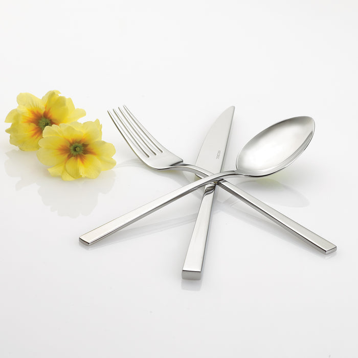 Arcoroc FL528 Greenwich 6 3/4" 18/0 Stainless Steel Heavy Weight Teaspoon by Arc Cardinal - 12/Pack