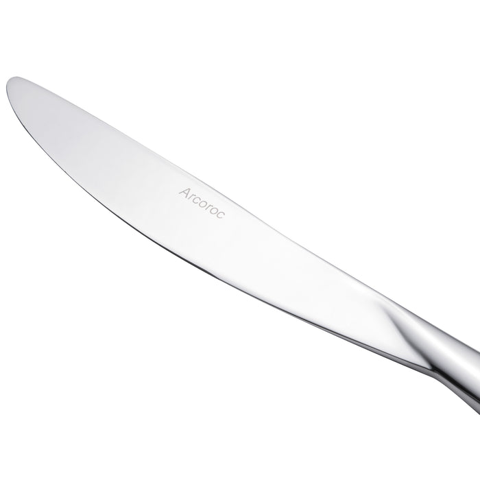 Arcoroc T3808 Nuovo 8 1/4" 18/10 Stainless Steel Extra Heavy Weight Dessert Knife by Arc Cardinal - 12/Pack