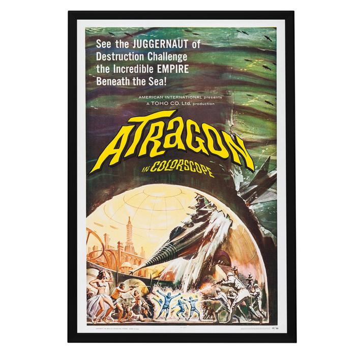 "Atragon" (1963) Framed Movie Poster