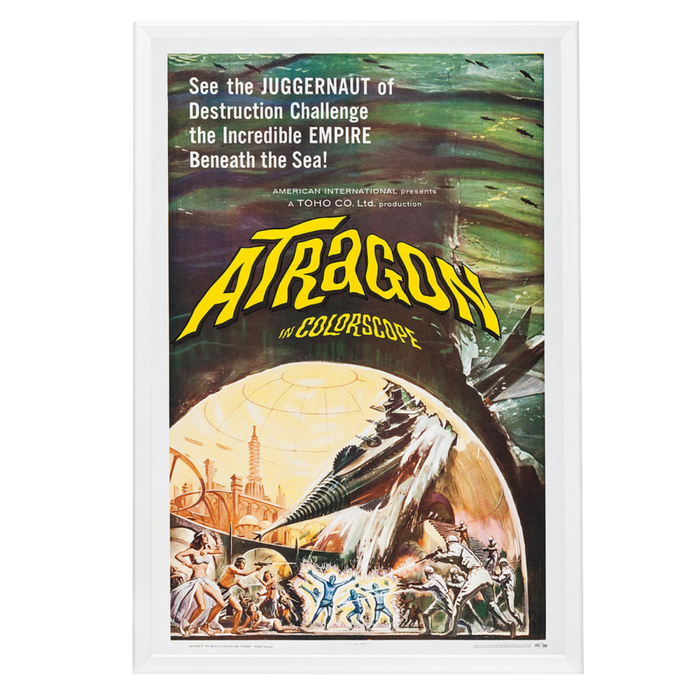 "Atragon" (1963) Framed Movie Poster