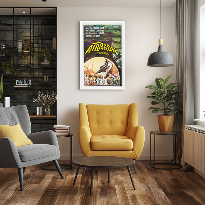 "Atragon" (1963) Framed Movie Poster