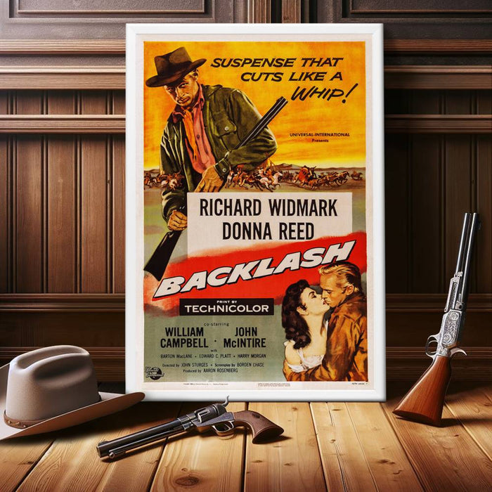 "Backlash" (1956) Framed Movie Poster