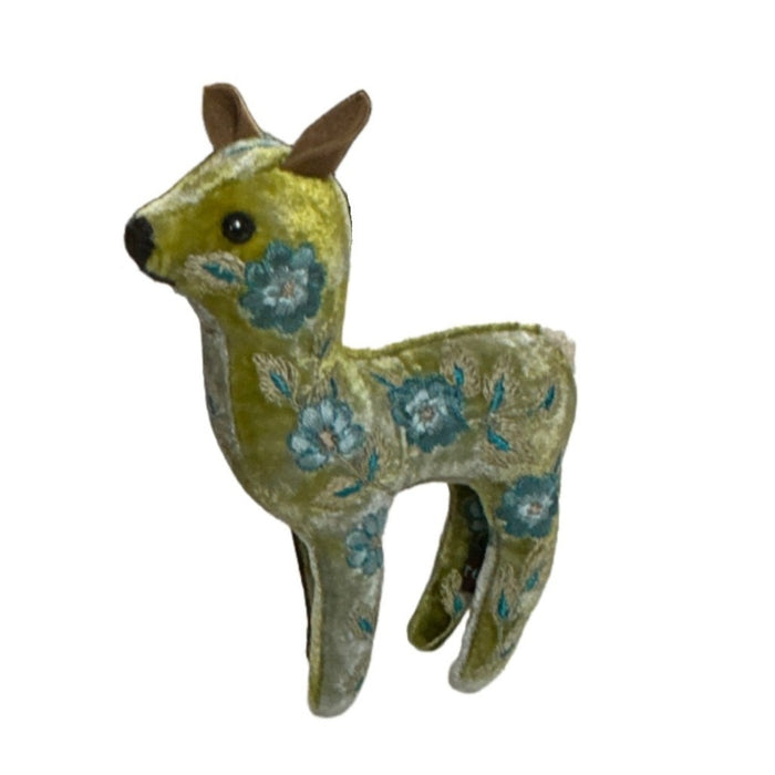 Bambi Hand Embroidered Silk & Velvet Animals
