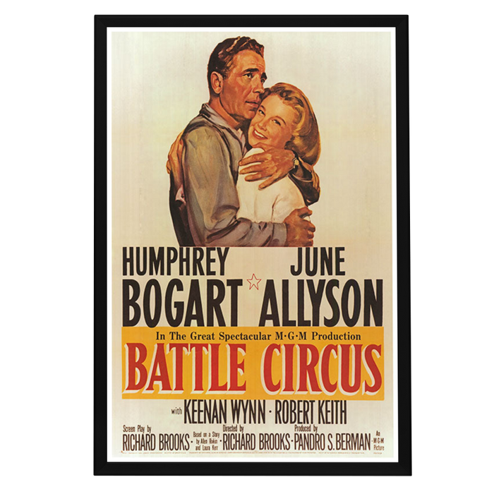 "Battle Circus" (1953) Framed Movie Poster