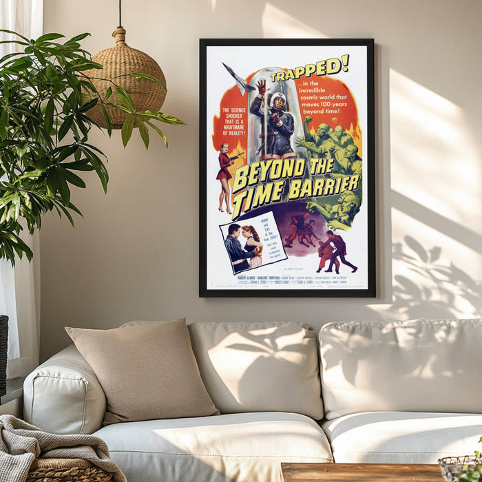 "Beyond The Time Barrier" (1959) Framed Movie Poster