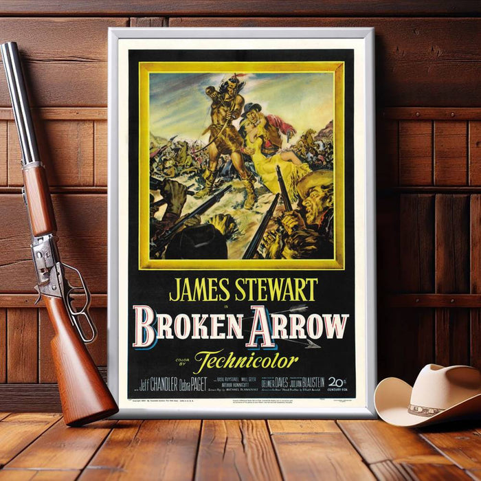 "Broken Arrow" (1950) Framed Movie Poster
