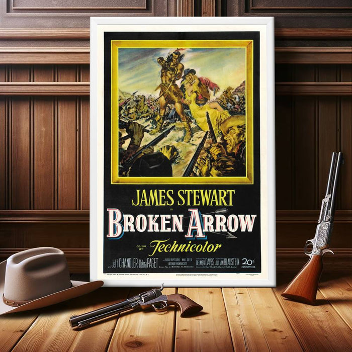 "Broken Arrow" (1950) Framed Movie Poster