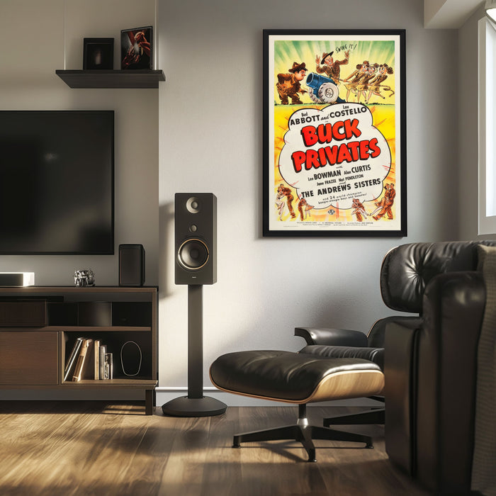 "Buck Privates" (1941) Framed Movie Poster