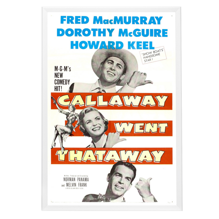 "Callaway Went Thataway" (1951) Framed Movie Poster