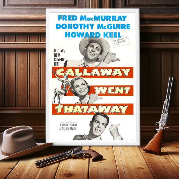 "Callaway Went Thataway" (1951) Framed Movie Poster