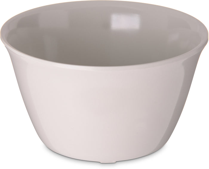Carlisle FoodService Products Dallas Ware Reusable Plastic Bowl Bouillon Cup Bowl for Home and Restaurant, Melamine, 8 Ounces, Black, (Pack of 24)