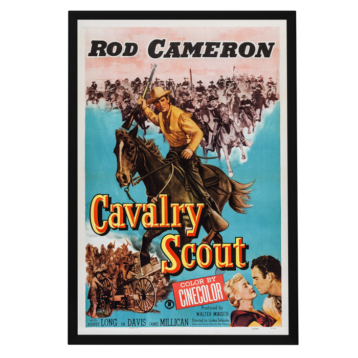 "Cavalry Scout" (1951) Framed Movie Poster