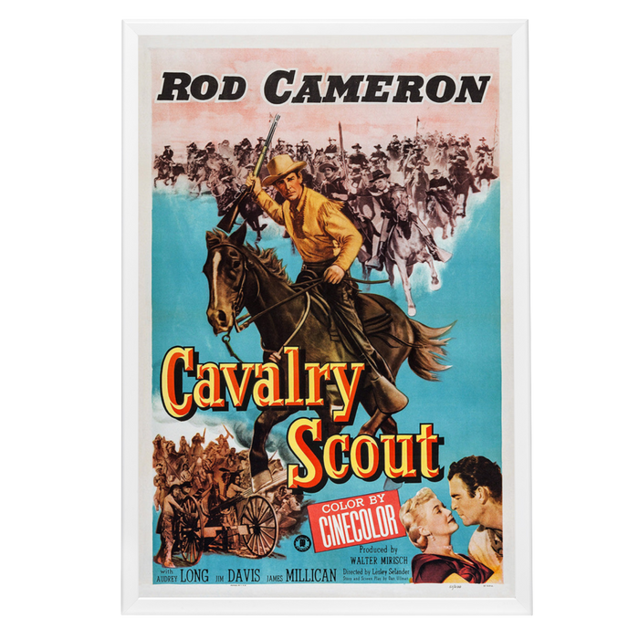 "Cavalry Scout" (1951) Framed Movie Poster