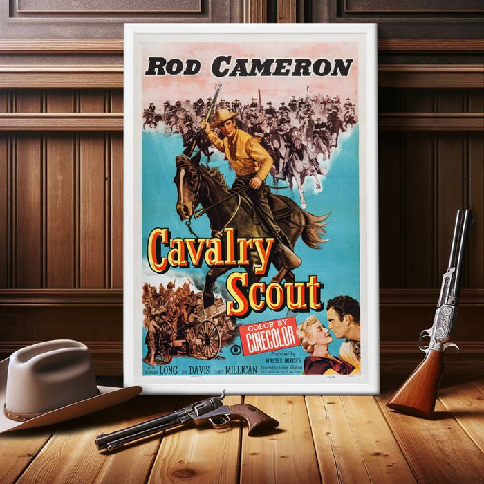 "Cavalry Scout" (1951) Framed Movie Poster