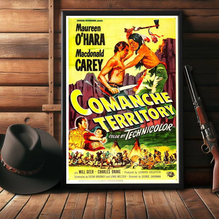 "Comanche Territory" (1950) Framed Movie Poster