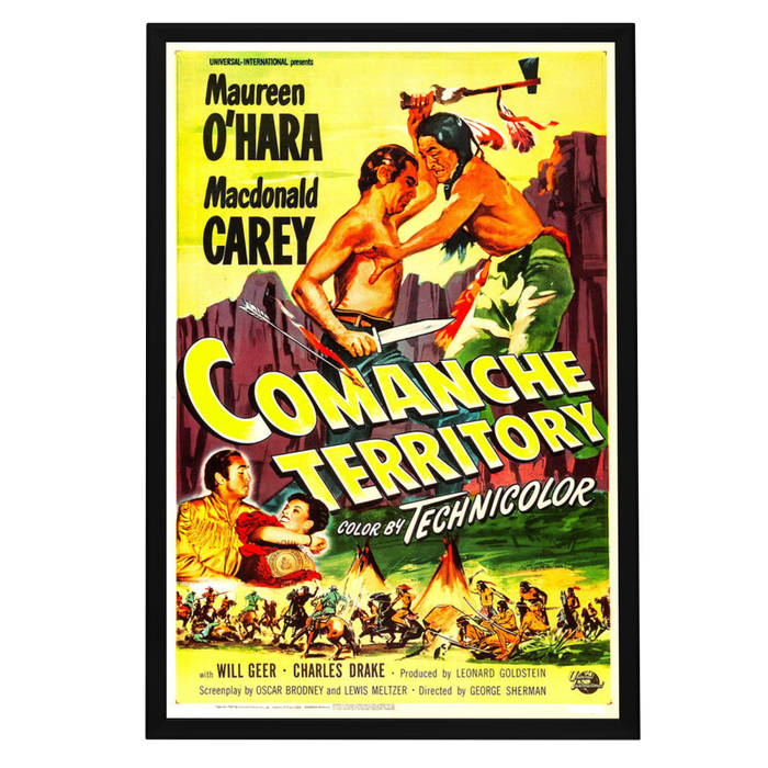 "Comanche Territory" (1950) Framed Movie Poster