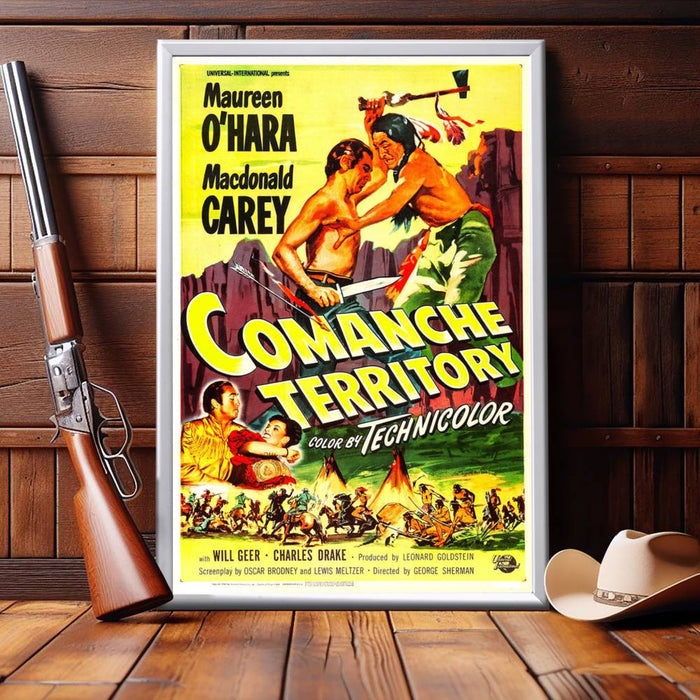 "Comanche Territory" (1950) Framed Movie Poster