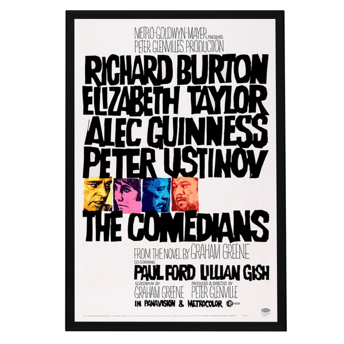 "Comedians" (1967) Framed Movie Poster