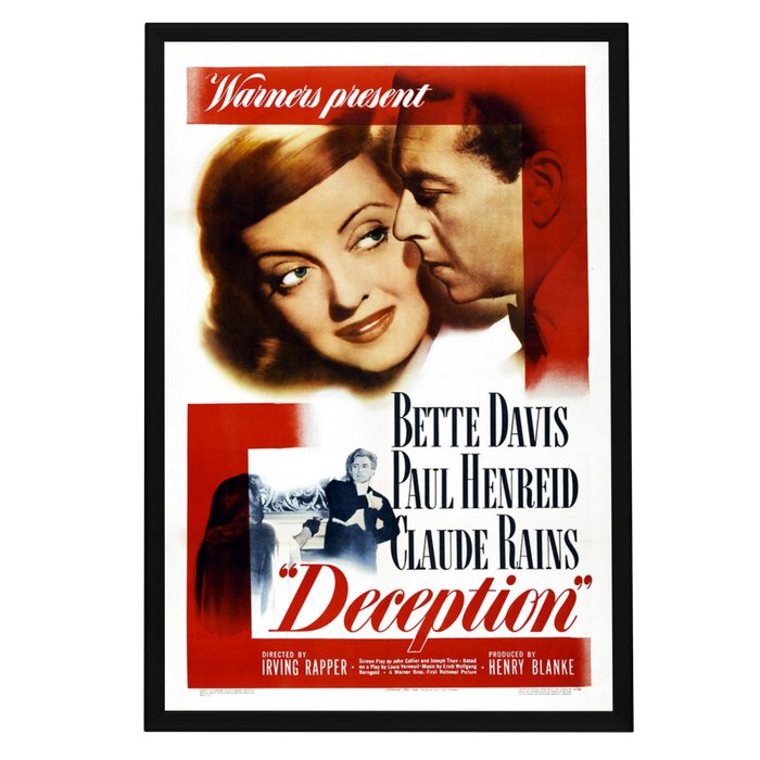 "Deception" (1946) Framed Movie Poster