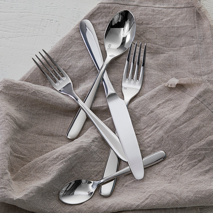 Fortessa 1.5.622.00.002 Grand City 7 15/16" 18/10 Stainless Steel Extra Heavy Weight Dinner Fork - 12/Pack