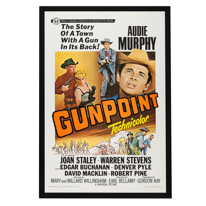 "Gunpoint" (1966) Framed Movie Poster