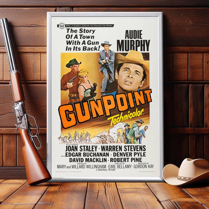 "Gunpoint" (1966) Framed Movie Poster