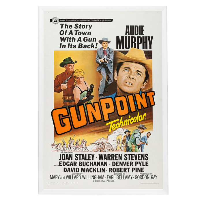 "Gunpoint" (1966) Framed Movie Poster