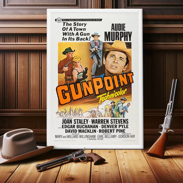 "Gunpoint" (1966) Framed Movie Poster