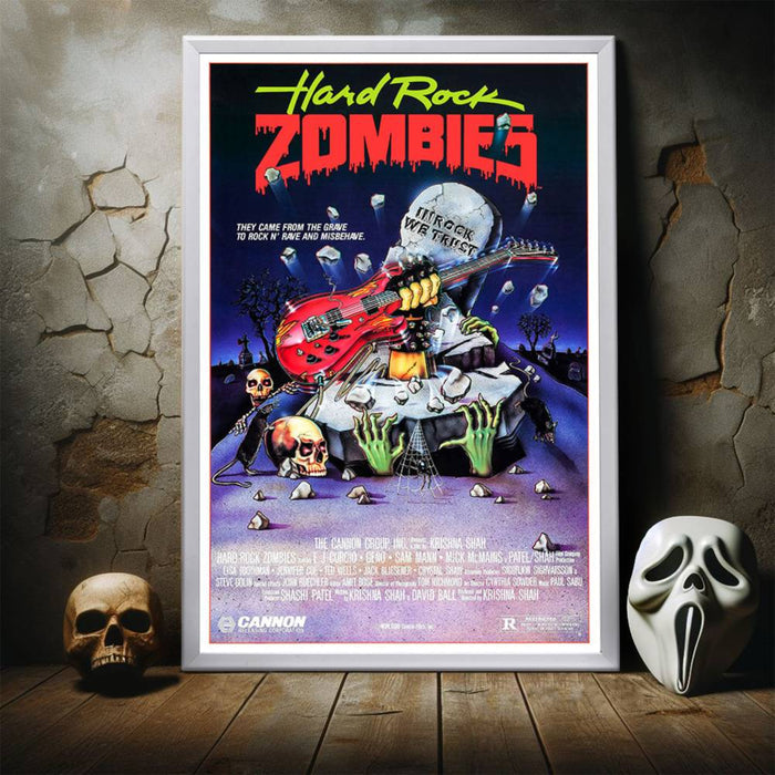 "Hard Rock Zombies" (1985) Framed Movie Poster