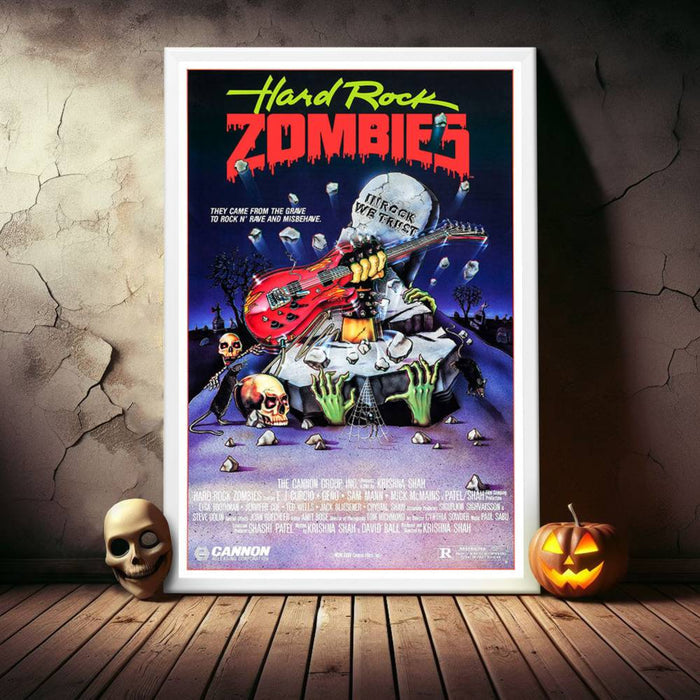 "Hard Rock Zombies" (1985) Framed Movie Poster