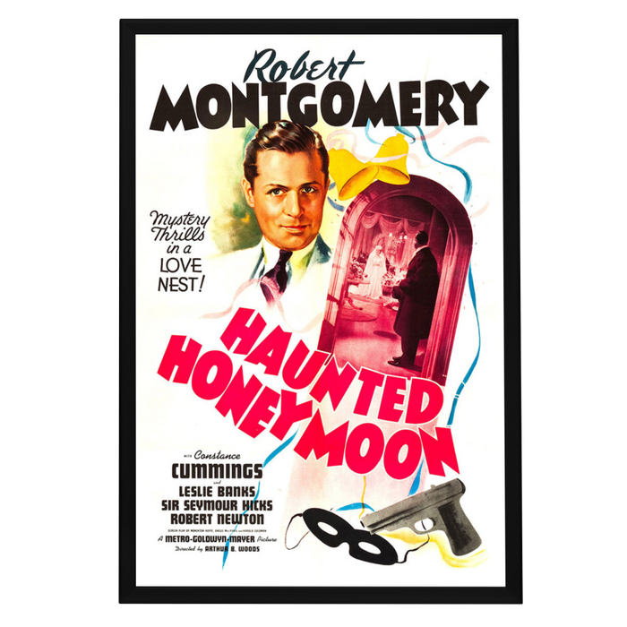 "Haunted Honeymoon" (1940) Framed Movie Poster