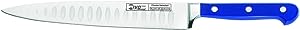 IVO EuroPRO - 8" Carving Granton Edge Knife Blue Handle