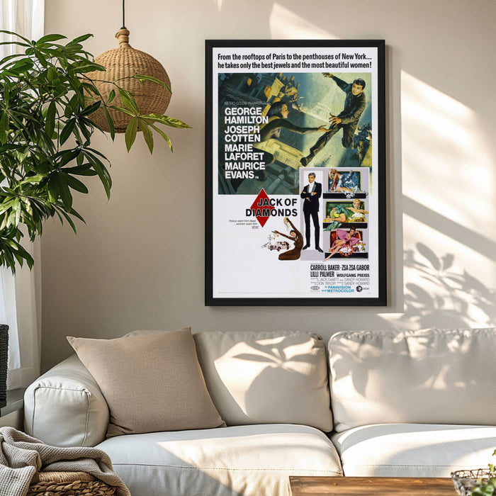 "Jack Of Diamonds" (1967) Framed Movie Poster