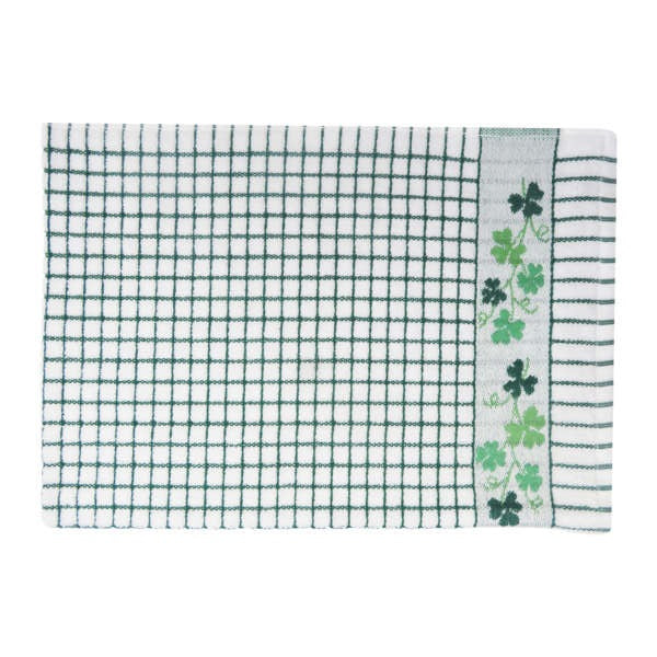 Shamrock with Dark Green Check
