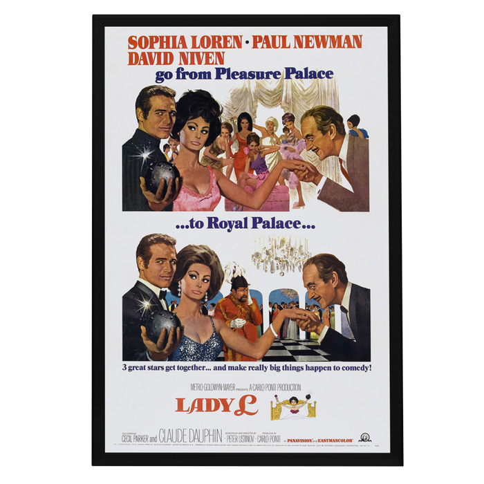 "Lady L" (1966) Framed Movie Poster