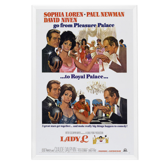 "Lady L" (1966) Framed Movie Poster