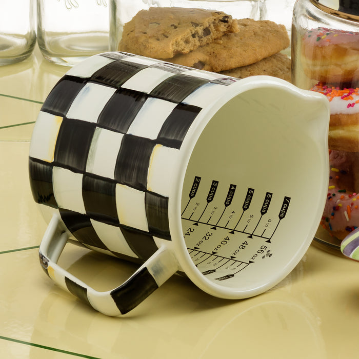 MacKenzie-Childs Courtly Check Measuring Jug