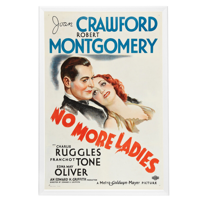 "No More Ladies" (1935) Framed Movie Poster