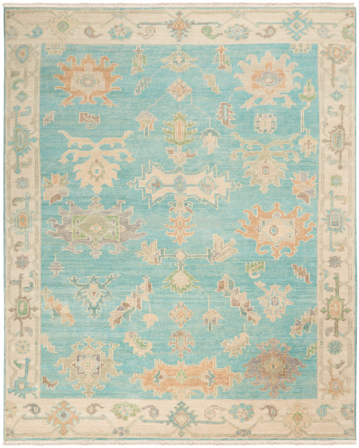 Nourison Odessa ODS03 Blue Multicolor Area Rug  Blue