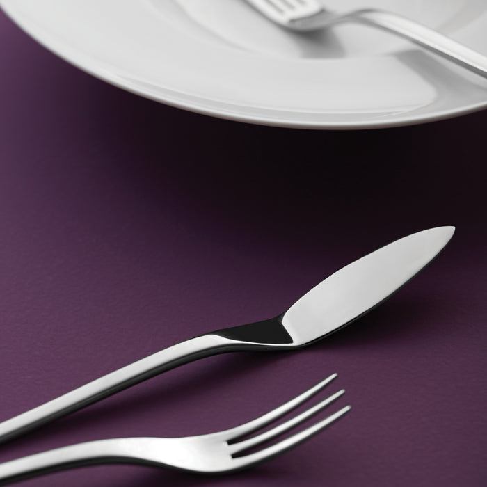 Oneida T483SPTF Apex 9 1/8" 18/10 Stainless Steel Extra Heavy Weight Pierced Tablespoon - 12/Pack