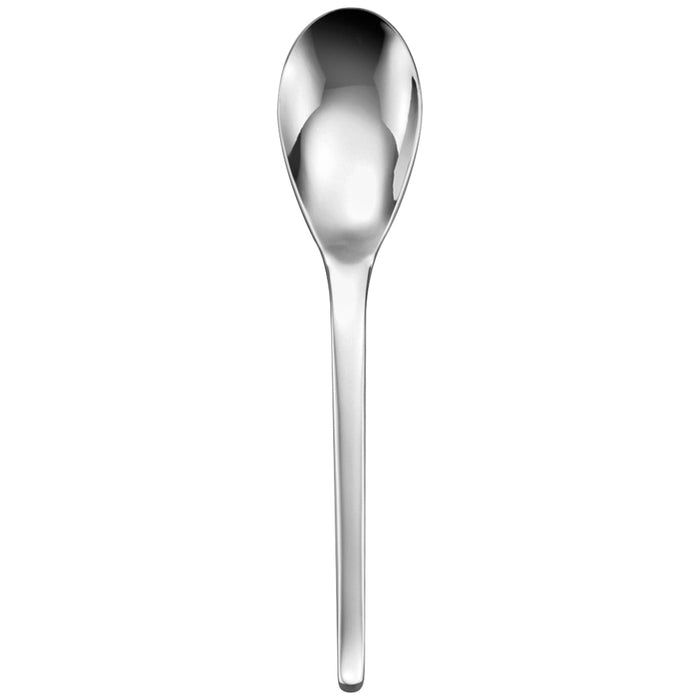 Oneida T483STBF Apex 9" 18/10 Stainless Steel Extra Heavy Weight Serving Tablespoon - 12/Pack
