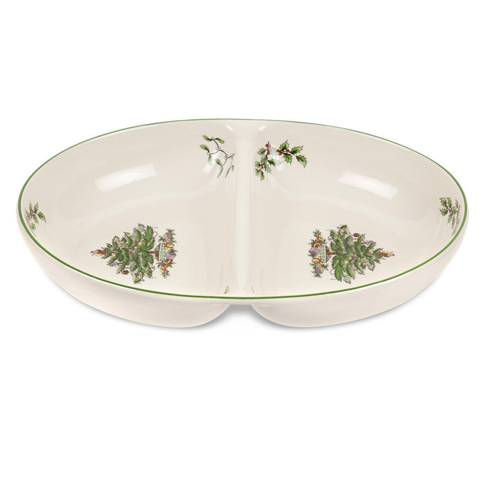 Spode – Christmas Tree – Spode Christmas Tree Divided Dish